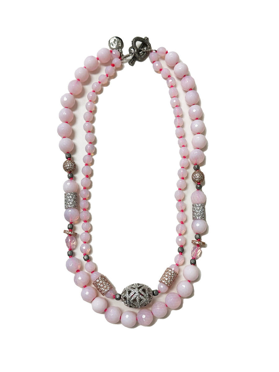 Rose Quartz 20' Necklace